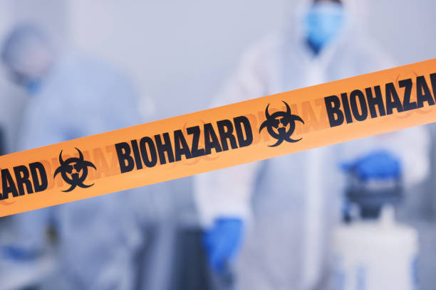 Professional Biohazard technician working in Liberty, NC